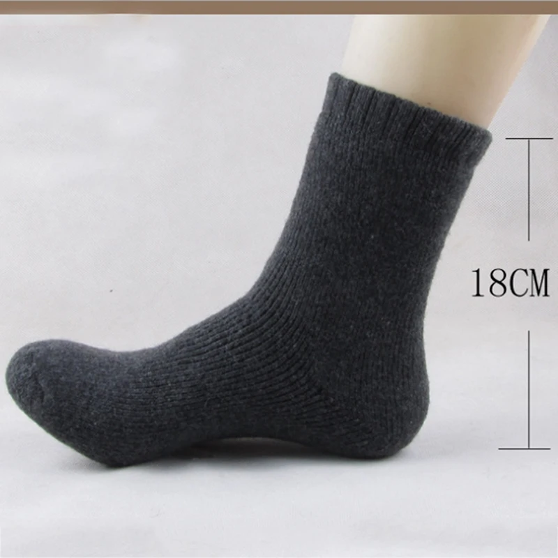 

1pair Fashion Comfortable Socks Hot Men's Cotton Sweat-absorbent Stretch Warm Thick Women Casual Winter Socks