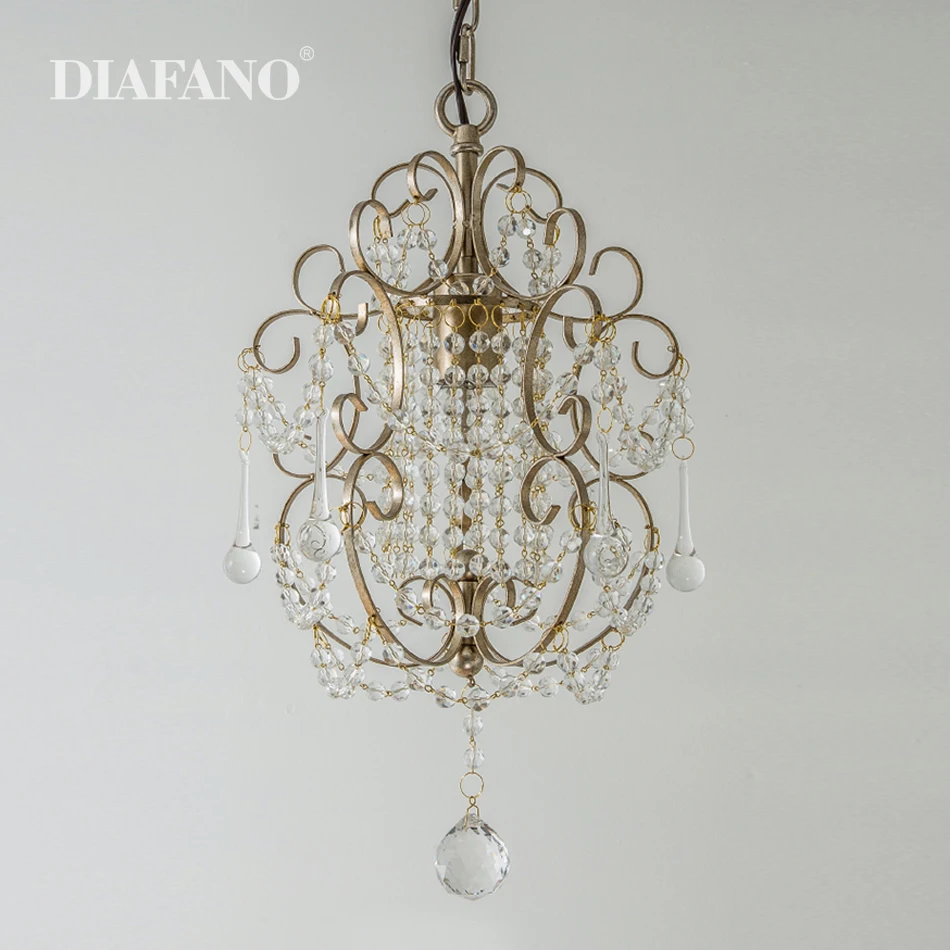 

Хрустальные люстры маленький канделябр потолочные светильники приспособление E27 для гостиной спальни ресторан лампа люстры де крытый свет