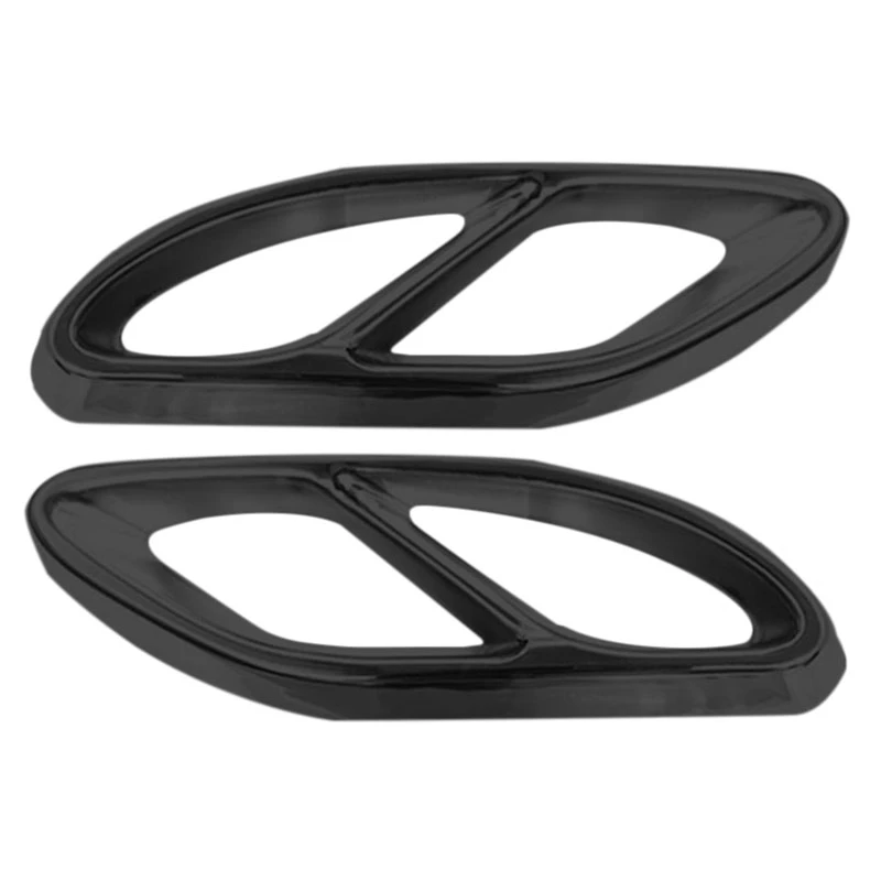 

Автомобильная Задняя накладка на выхлопную трубу, четыре выхлопных отверстия для Mercedes-Benz A-Class W177 A220 A250 2019-2021