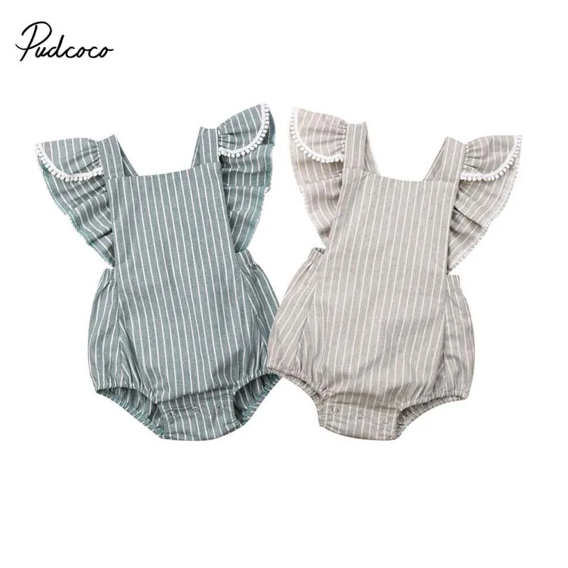 2019 брендовая одежда для маленьких девочек без рукавов модель полосатый