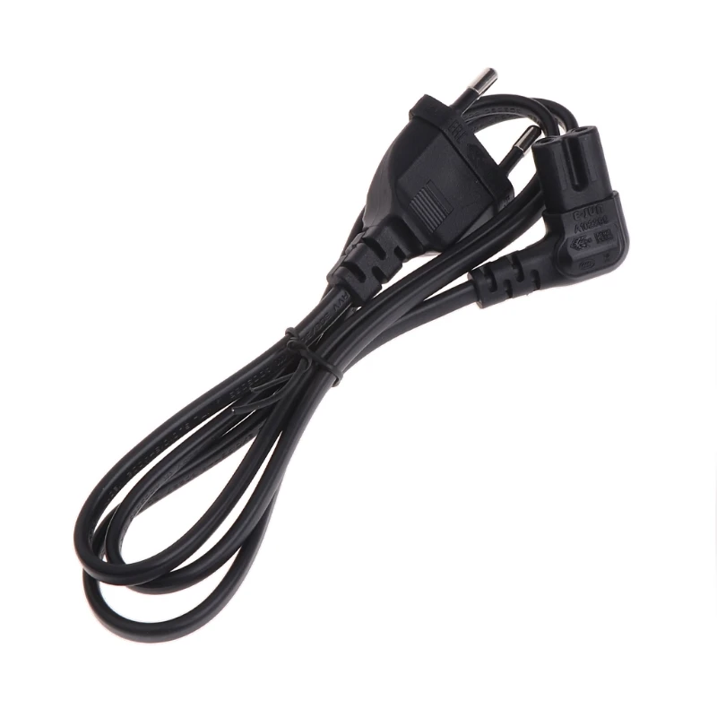 

XA41 xiangli 1/2/3/5m 2 Pin Euro Plug to Right Turn Left Figure 8 C7 Plug Power Cable wholesale