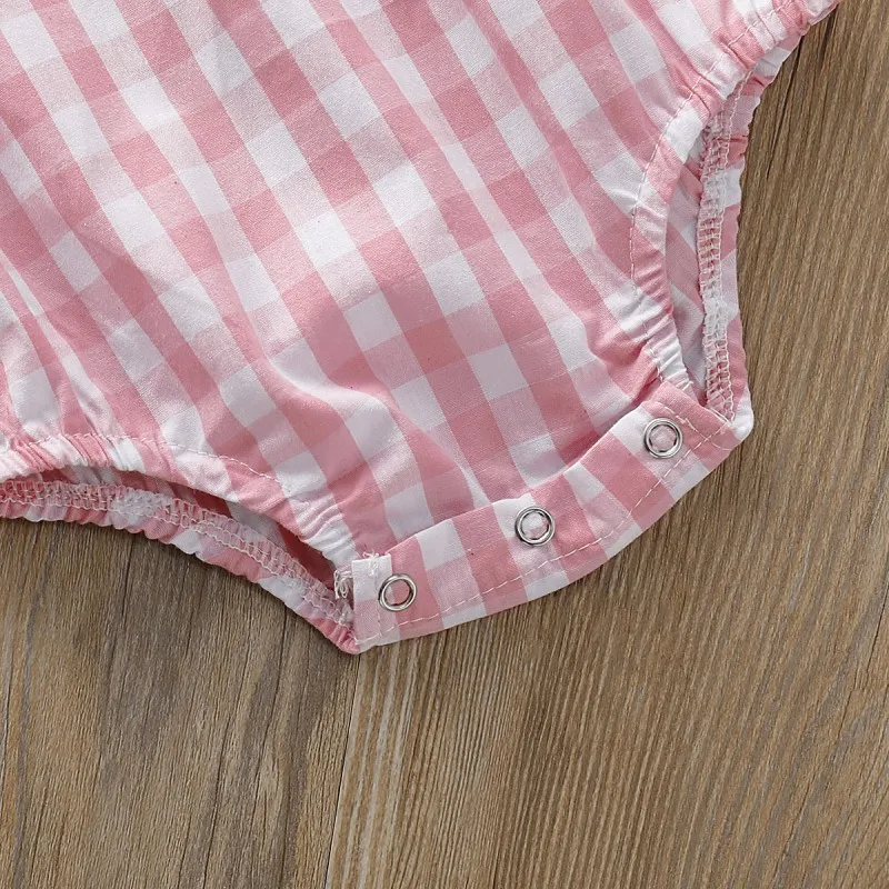 Детский летний комбинезон милый для новорожденных девочек повседневная одежда