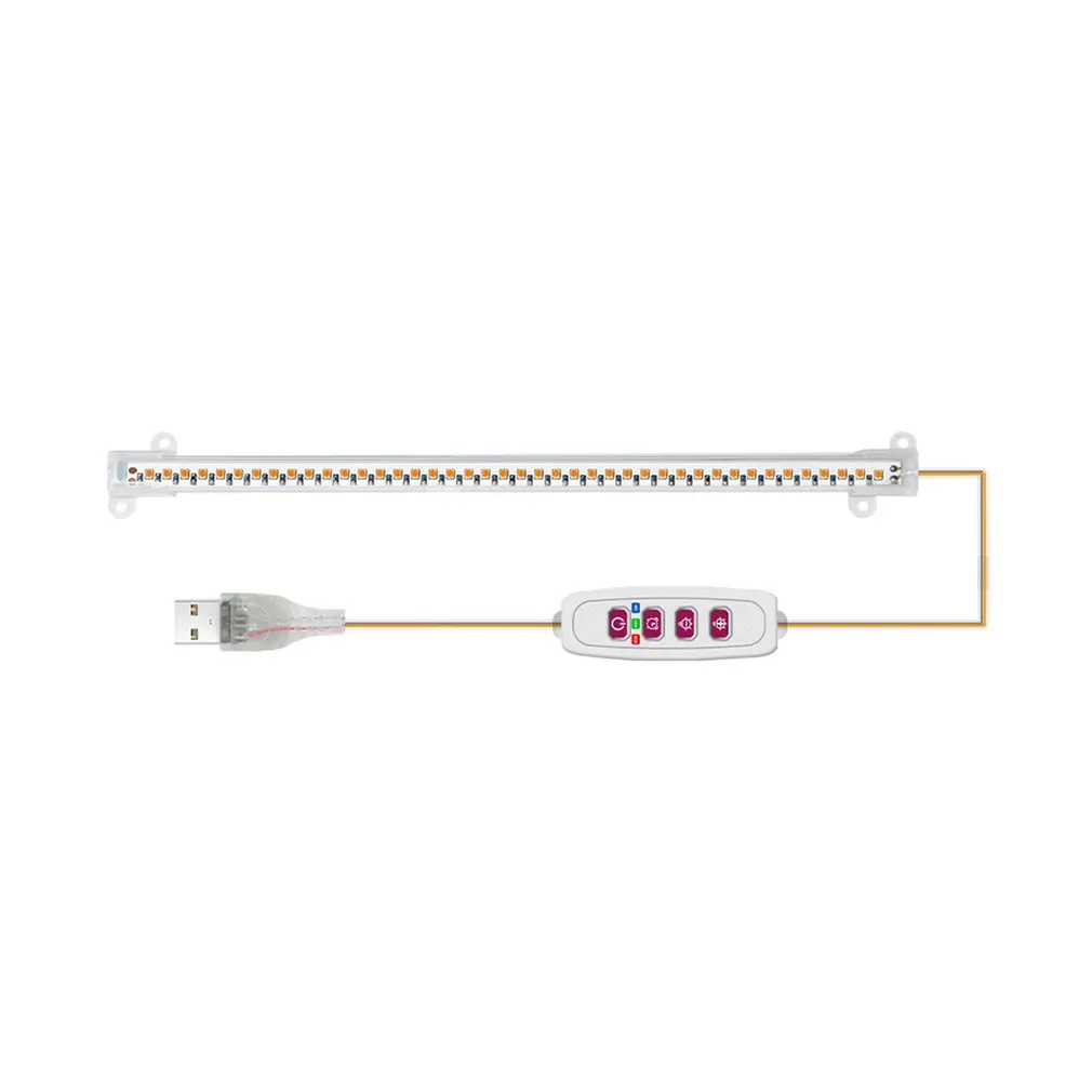 

30cm LED Plant Growth Light Bar Switch Timing Function Full-spectrum Growth Light Greenhouse Hydroponic Plant Growth Light