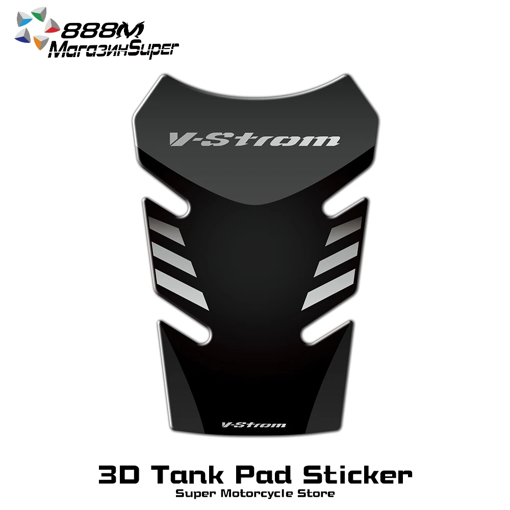 

Motorcycle 3D Carbon Fiber Tank For SUZUKI V-Strom 650 1000 DL 650 1000 V Strom DL VStrom 650 1000 Decoration Stickers Decals