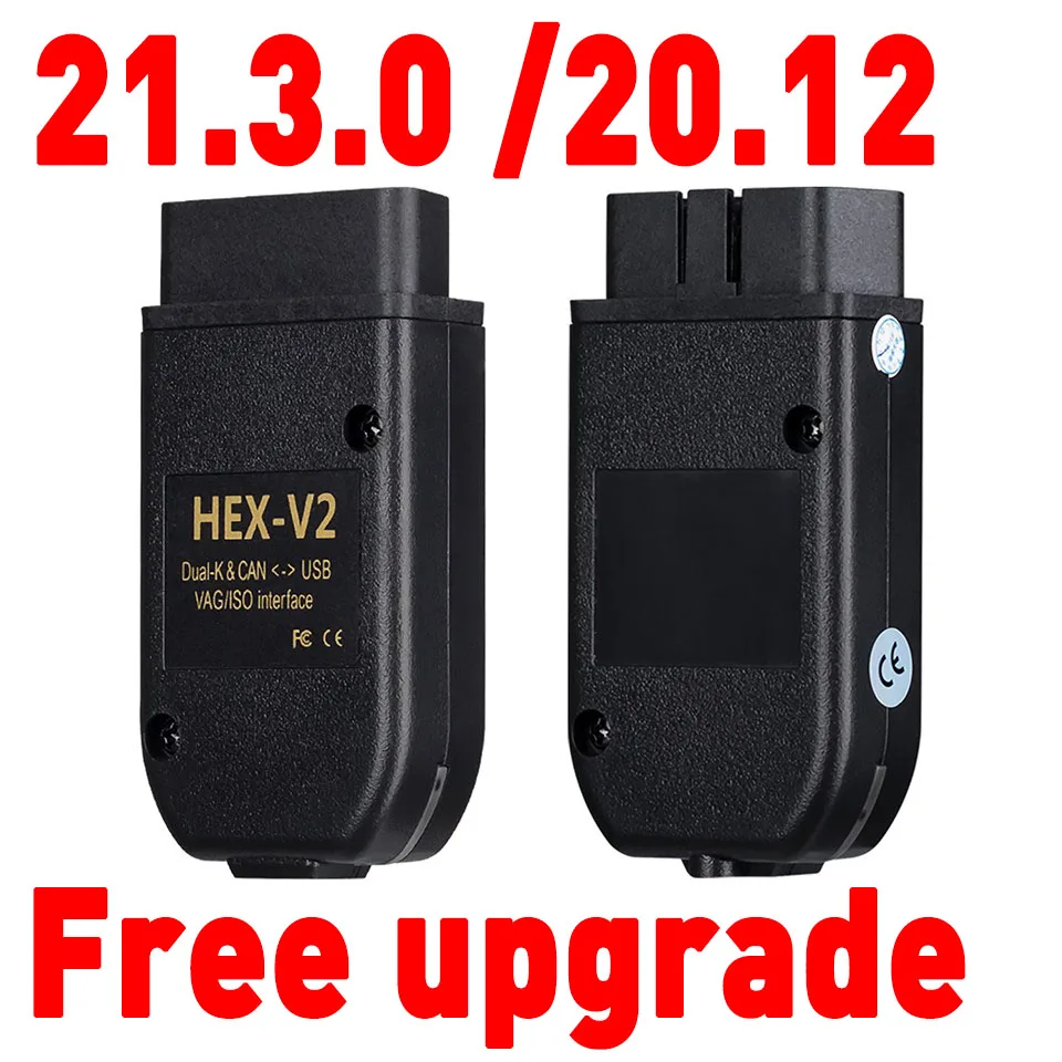 

2021 NEW VAG COM 21.3 VAGCOM 20.4.2 HEX V2 HEX Cable FOR VW AUDI Skoda Seat VAG 20.12 ATMEGA162+16V8+FT232RQ Multi-Languages