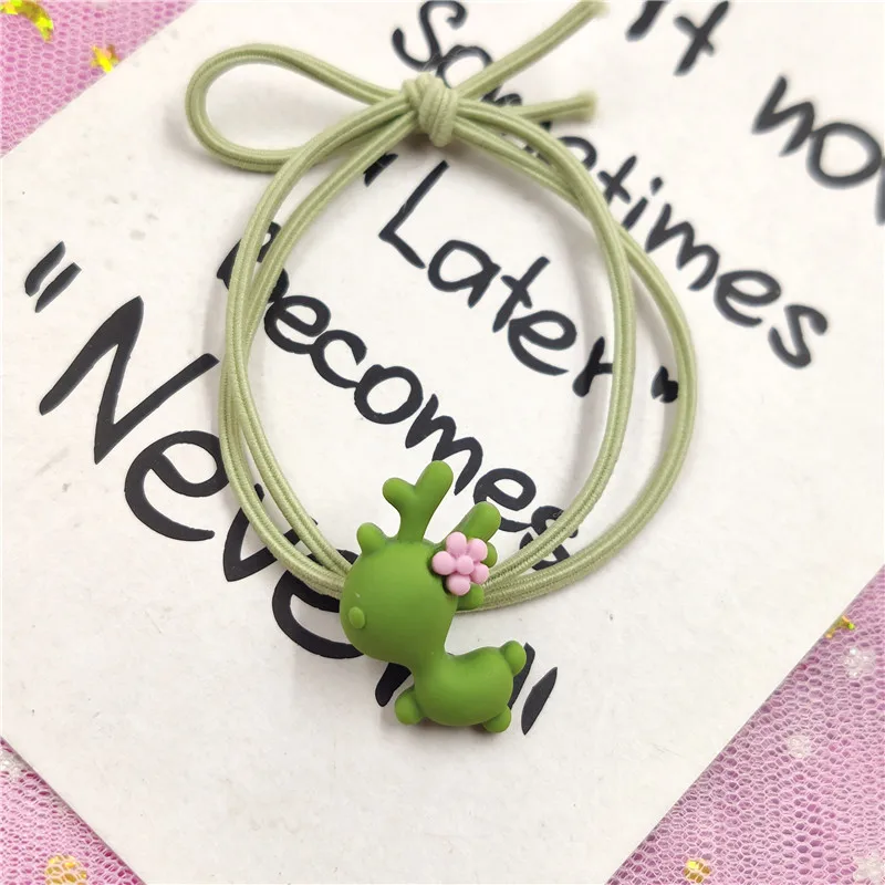 1 шт. Симпатичные Мультяшные лоси цветные эластичные повязки для волос Игрушки