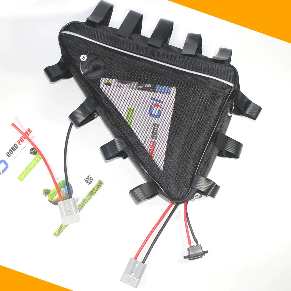 52V 30AH 2000W треугольная батарея для электрического велосипеда 51,8 V 30Ah литиевая батарея 14S для Bafang 8FUN BBSHD комплект электровелосипеда с двигателем