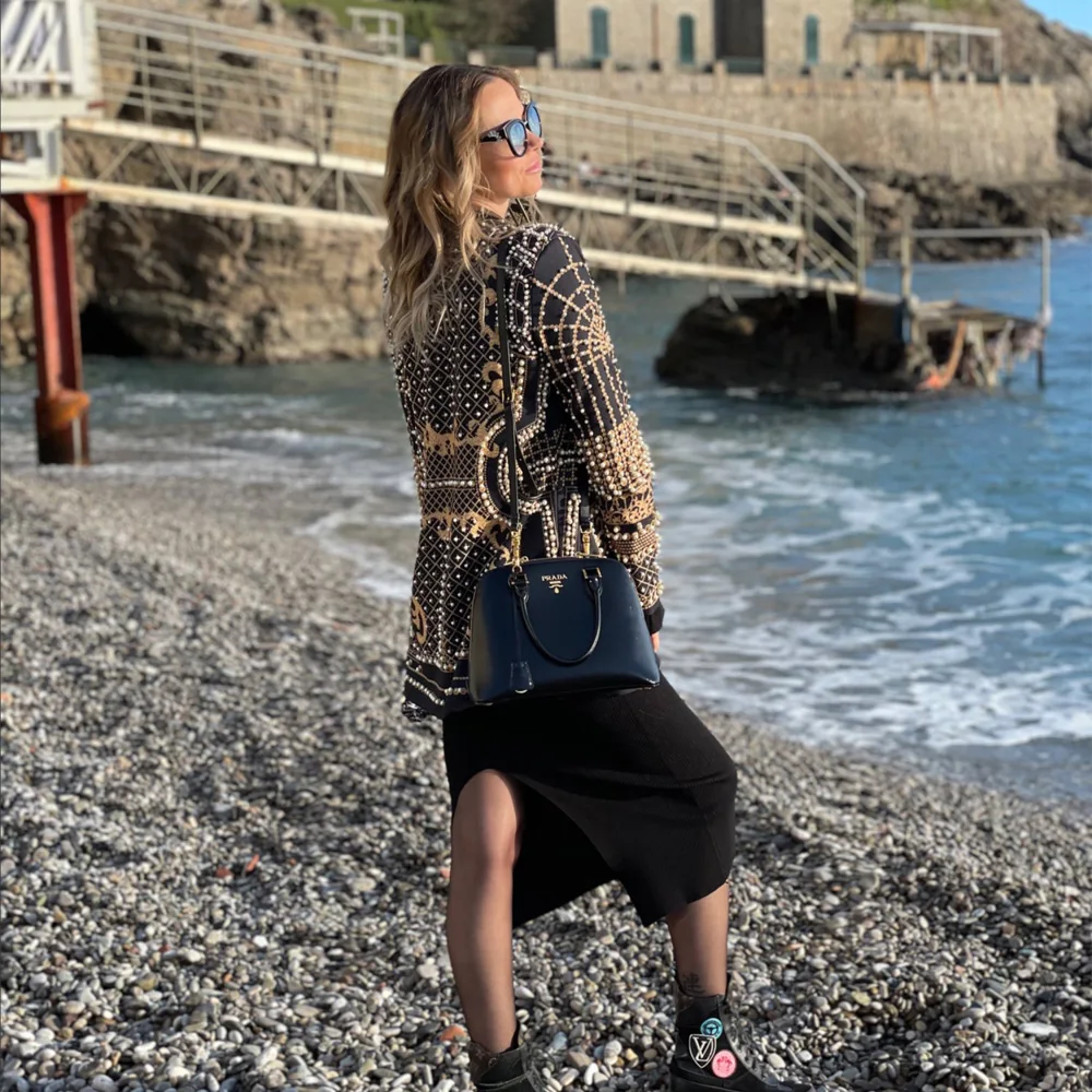 Женский геометрический блейзер с бусинами винтажная Желтая Женская верхняя