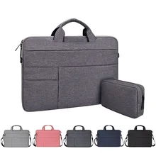 13 14 15.6 Inch Nylon Laptop Shoulder Bag  For Macbook HP Lenovo Xiaomi Air 13 15  Notebook Laptop HandBag Case Cover Power Bag