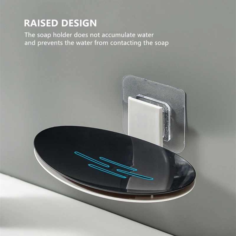 

Soap Dish porte savon Plastic Box Bath porte savon Travel Soap Holder Rangement Gadget Creative Home Decoration salle de bain