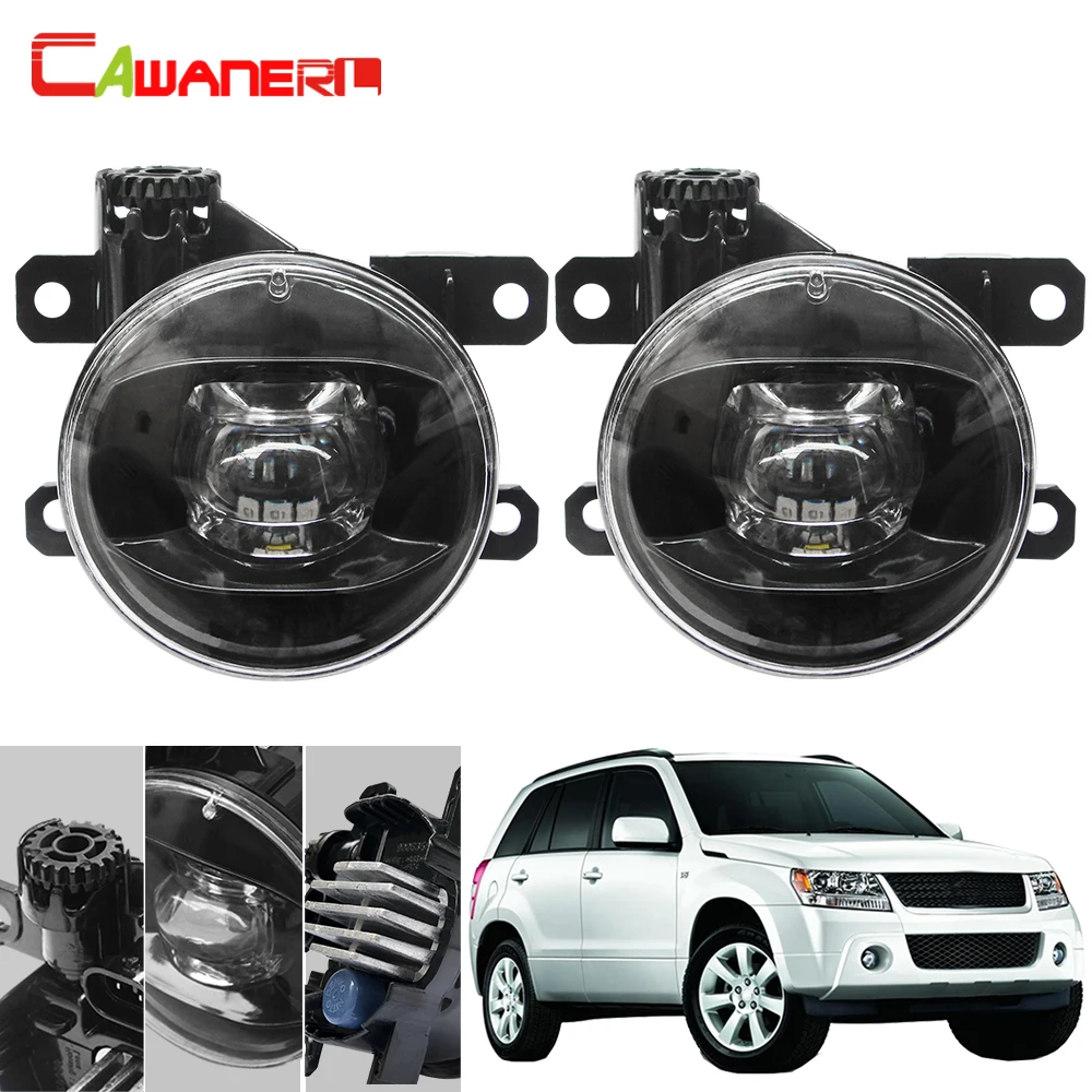 Cawanerl светодиодный противотуманный светильник для Suzuki Grand Vitara 2 / II JT 2005 2015 4000LM