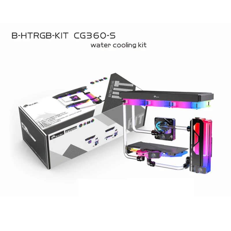 Комплект водяного охлаждения BYKSKI кулер GPU/CPU водяной блок насос радиатор 360 мм