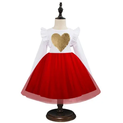 Детское Радужное платье с длинным рукавом на Возраст 3-9 лет | Детская одежда и