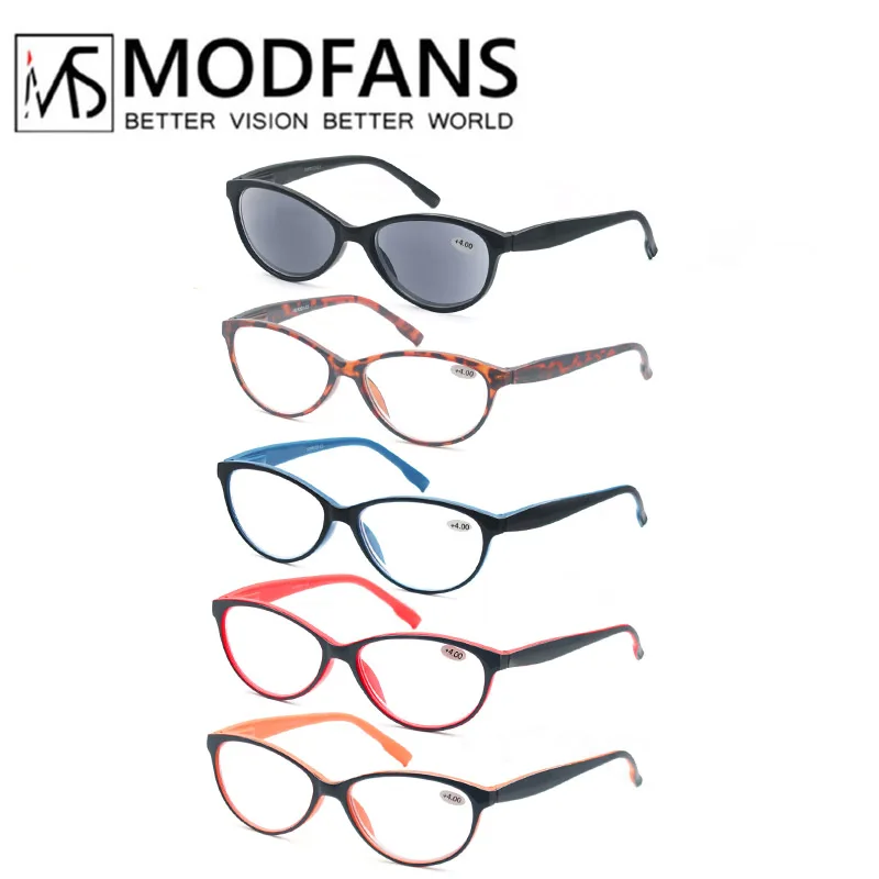 

Reading Glasses for Women Sunglasses Readers Oval Frame Spring Hinge Lightweight Manifying Eyeglasses Ladies with Diopter
