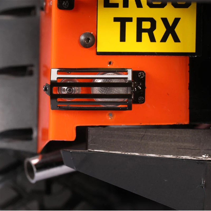 Передняя/задняя металлическая крышка фары XQRC, защита рамы лампы для гусеничного автомобиля 1 / 10 RC traxxas trx-4 TRX 4 D90 / D110 от AliExpress WW