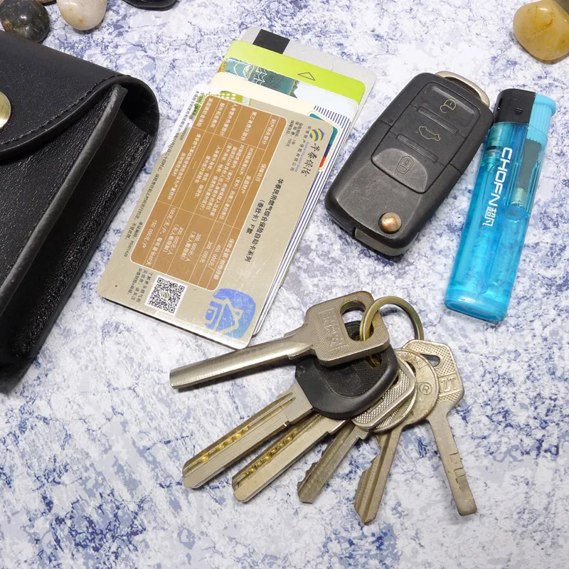 Blongk многофункциональная поясная сумка кожаная маленькая на ремне кошелек для