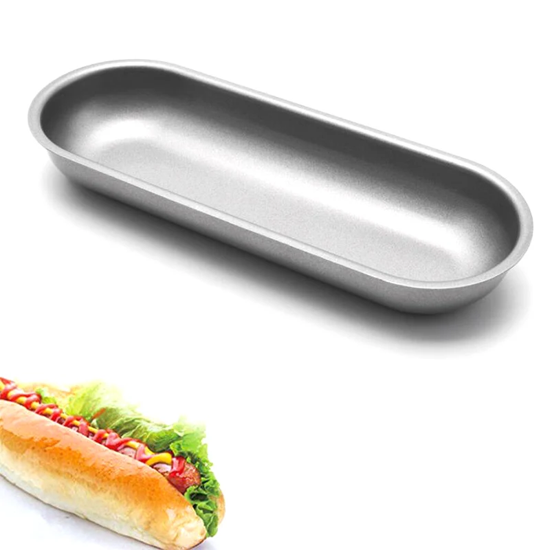 Форма для хот догов из углеродистой стали длинная форма хлеба антипригарная