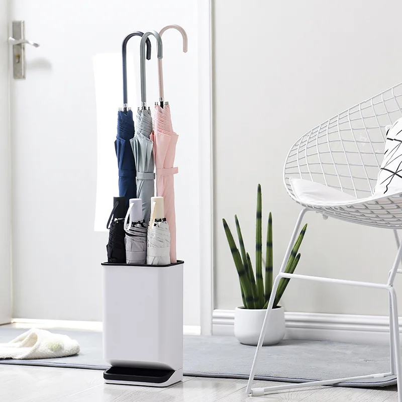 Creative plastic umbrella storage rack removable anti-skid anti-dumping six-hole grid long handle stand | Дом и сад