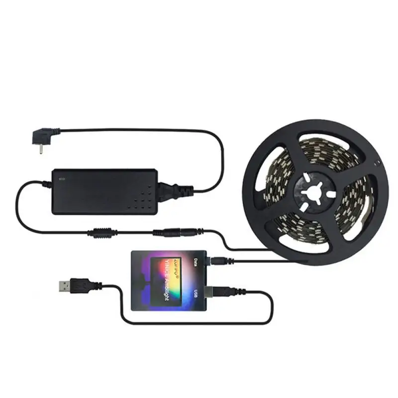Светодиодная лента DIY TV USB WS2812B лампа с ремешком Компьютерный дисплей