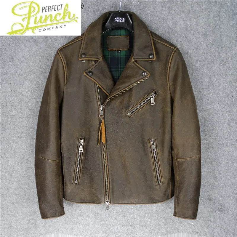 

Куртка мужская из натуральной воловьей кожи, мотоциклетная верхняя одежда, роскошная одежда, LXR607, осень