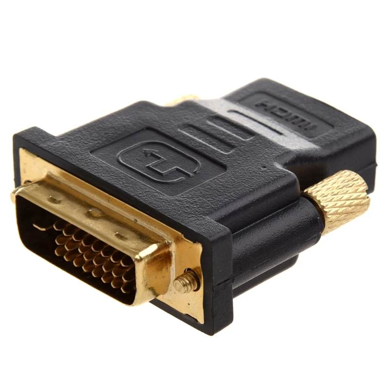 Новый позолоченный HDMI типа мама Для того чтобы DVI-D Мужской Видео адаптер |