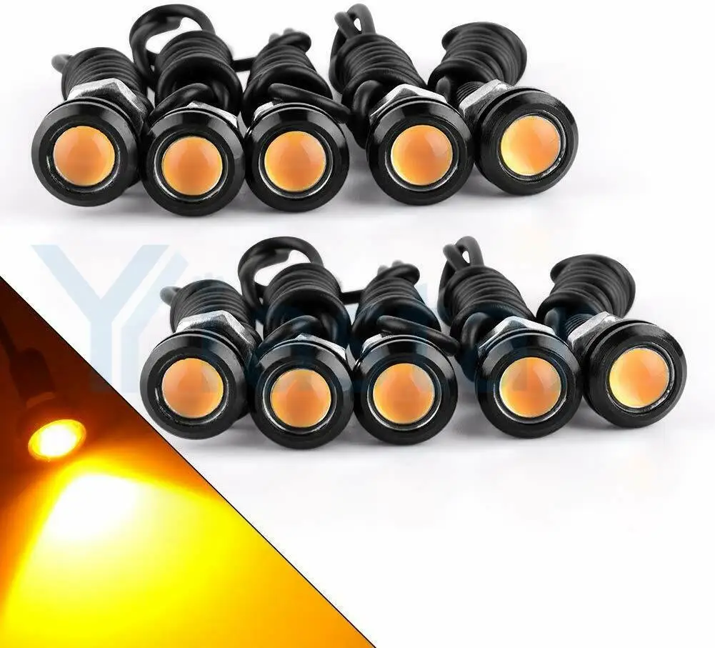 10 шт./упак. 18 мм автомобильных ДХО &quotОрлиный глаз&quot светодиодный Габаритные огни