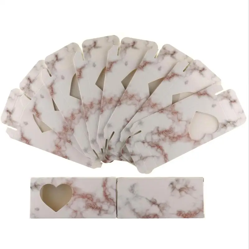 Оптовая продажа 50 шт. бумажная коробка для упаковки накладных ресниц коробки