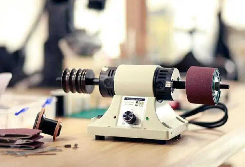220V/110V Leather edge Grinding machine Polishing Burnishing 0-8000RPM Ne | Инструменты