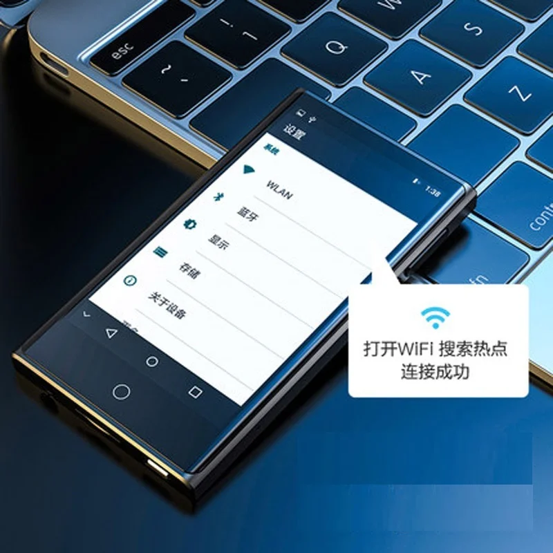 RUIZU M15 Android Wifi Bluetooth 5 0 сенсорный экран MP4 плеер 3 дюймов 8 Гб музыкальный с динамиком