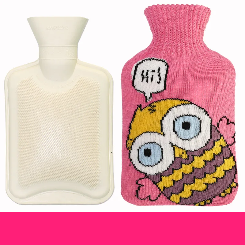 Вязаный защитный чехол для большой бутылки 1 литра сумки из ПВХ горячей воды