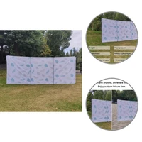 multifunctional easy cleaning easy to carry foldable design privacy wind screen camping windscreen beach wind screen