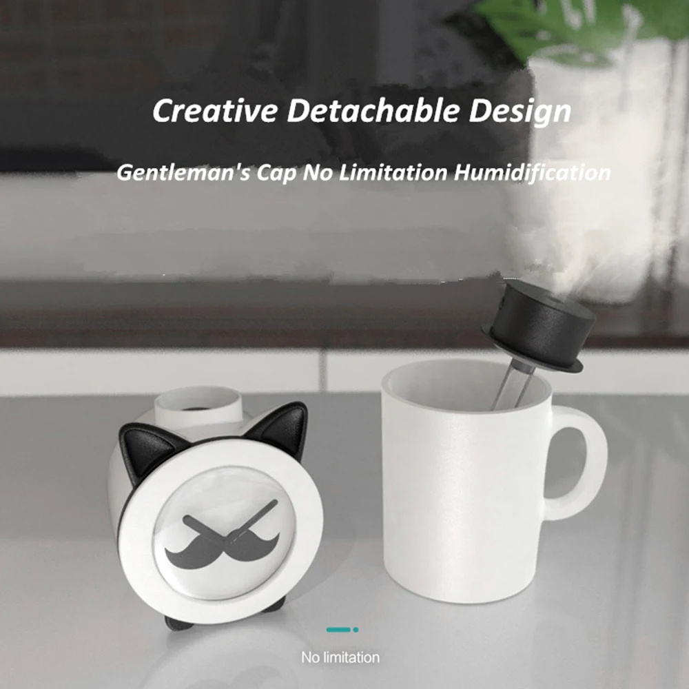 

Creative Time Oil Diffuser Humidifier USB Essential For Home Office Aromatherapy Humidificador Difusor LED nightLight Lamp