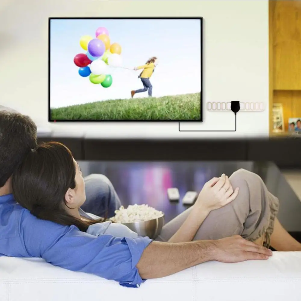 1080p Цифровая антенна VHF H UHF Антенна для автомобиля DVB T T2 усилитель сигнала 20 дБ