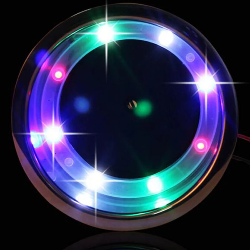 Подставка для кружек из нержавеющей стали с дренажным каналом и светодиодный