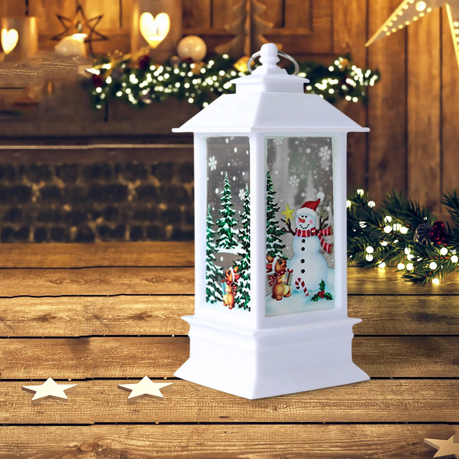 Рождественские украшения для дома Светодиодная свеча светильник Чи