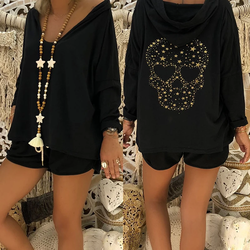 Женская толстовка в стиле Харадзюку с блестками | одежда