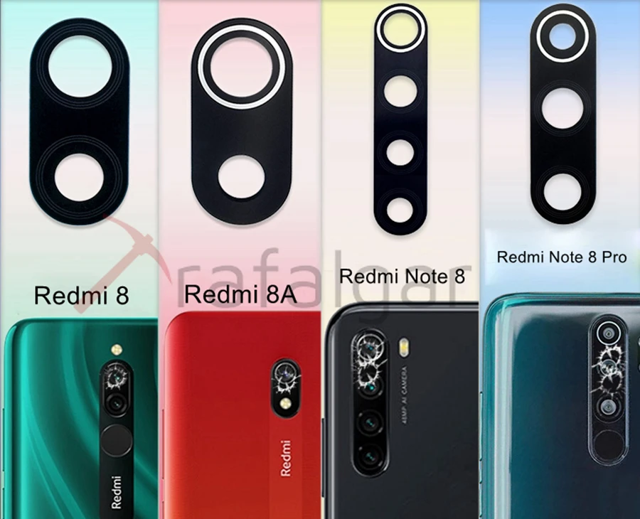 Стекло задний тыловой объектив камеры для объектива Redmi 6 7 8 9 6A 7A 8A 9A 9C 8T Note6 Note7 Note8