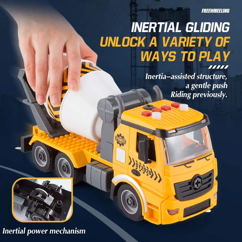 Большая детская ударопрочный игрушка пожарная машина комплект лестница