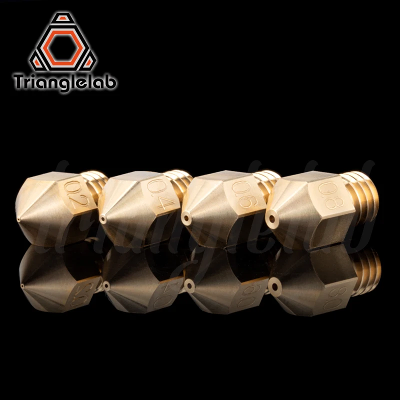 Латунная насадка trianglelab Swiss MK8 Резьба m6 Филамент 1 75 мм для 3D принтеров hotend J head cr10