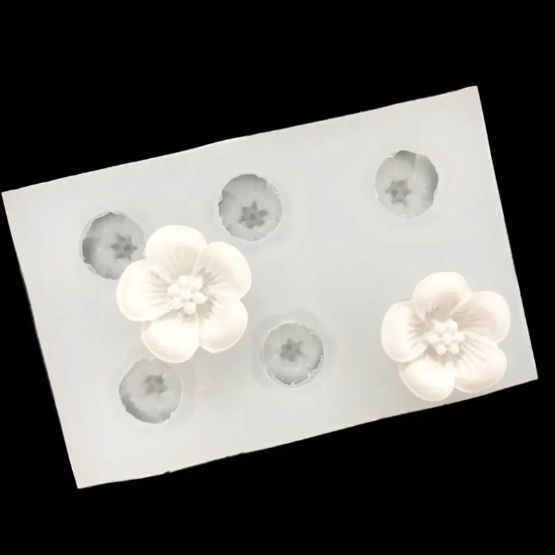 

Durable Flower Cake Mold Silicone Mold for Cake Decoration Tools DIY FLORAL Gummies Jewelry Resin Epoxy Pendant Accessories