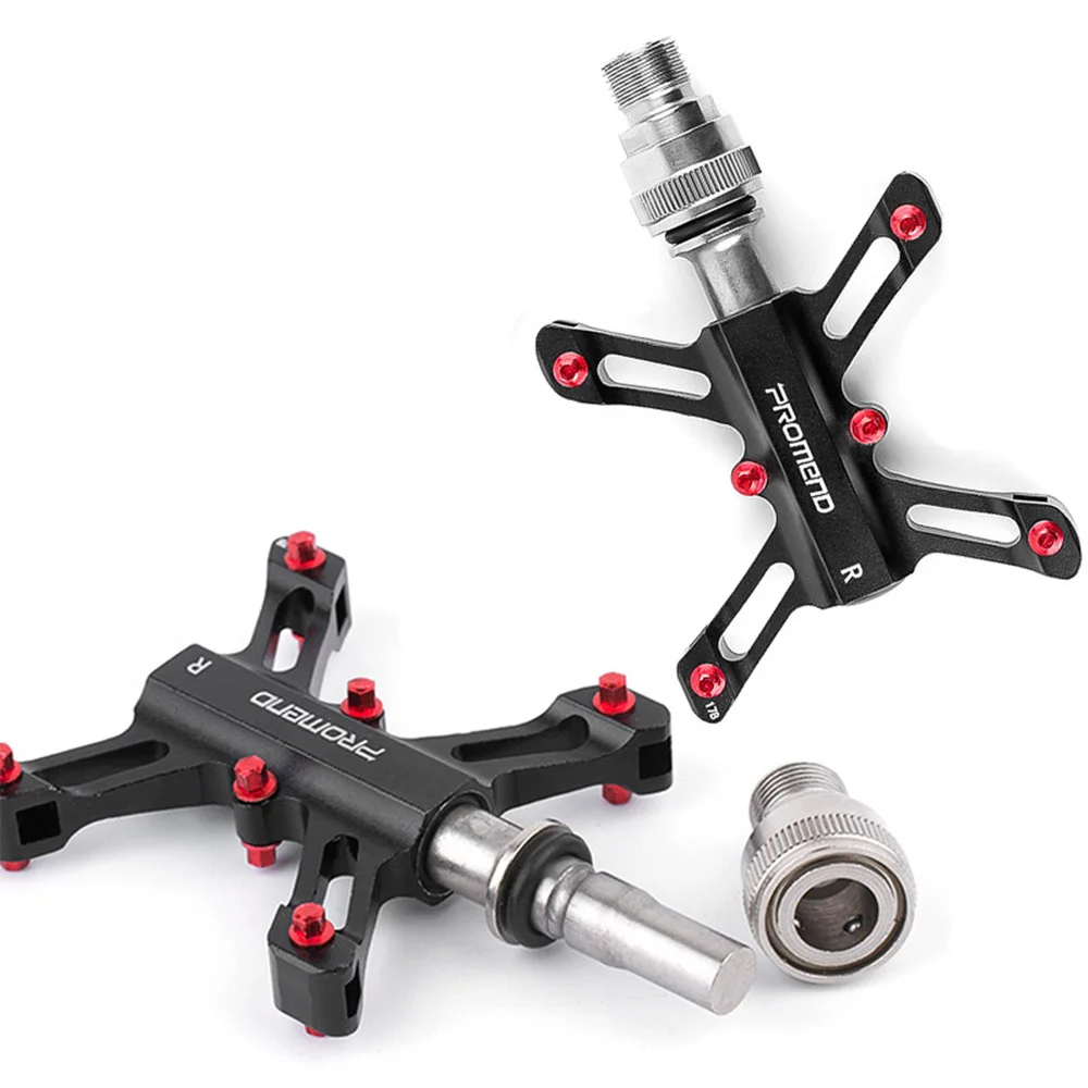 

PROMEND PD-F57 Bicycle Pedal Quick Release Bicycle Pedals Mountain Bike Pedal Mtb 3 Bearings Flat Ped Bicycle Parts