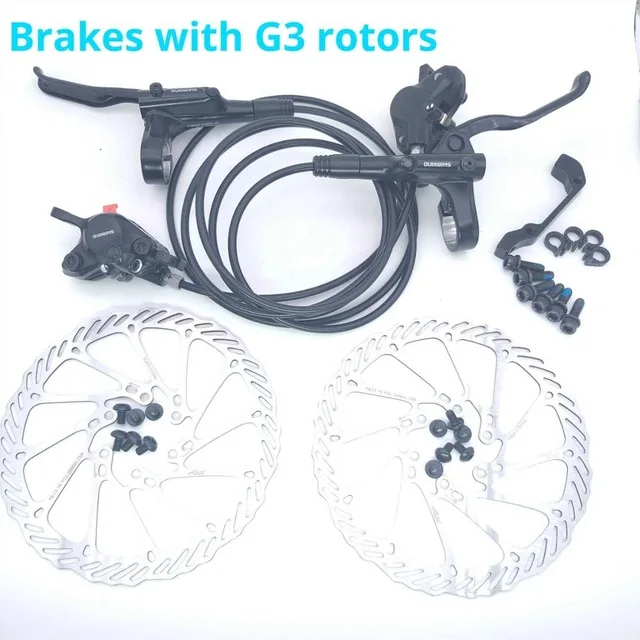 MT200 with G3 MTB горный велосипед гидравлический дисковый тормоз Наборы содержит MT200 тормоза+ Avid HS1 G3 роторы 160 мм 180 мм - Цвет: MT200 with G3