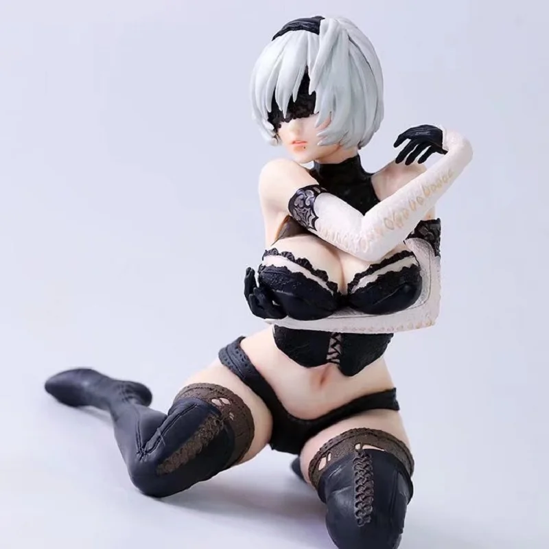 Аниме Фигурка сексуальной девочки ниус: Automata Yorha № 2 Тип B 2B ПВХ экшн-фигурка