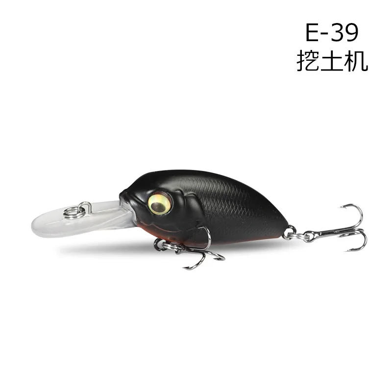 Новинка 2020 Кривошип crankbait iaca искусственные твердые приманки 39 мм 4 8 г воблер окунь