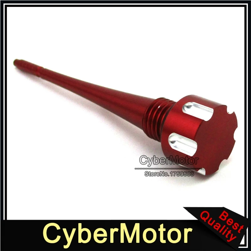 Алюминиевый красный маслоотвод с ЧПУ палочка Dip Stick для китайского Lifan YX 125cc 140cc