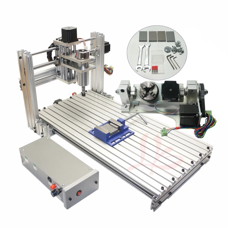 Гравировальный станок DIYCNC 3060 металлический 5 осевой фрезерный с