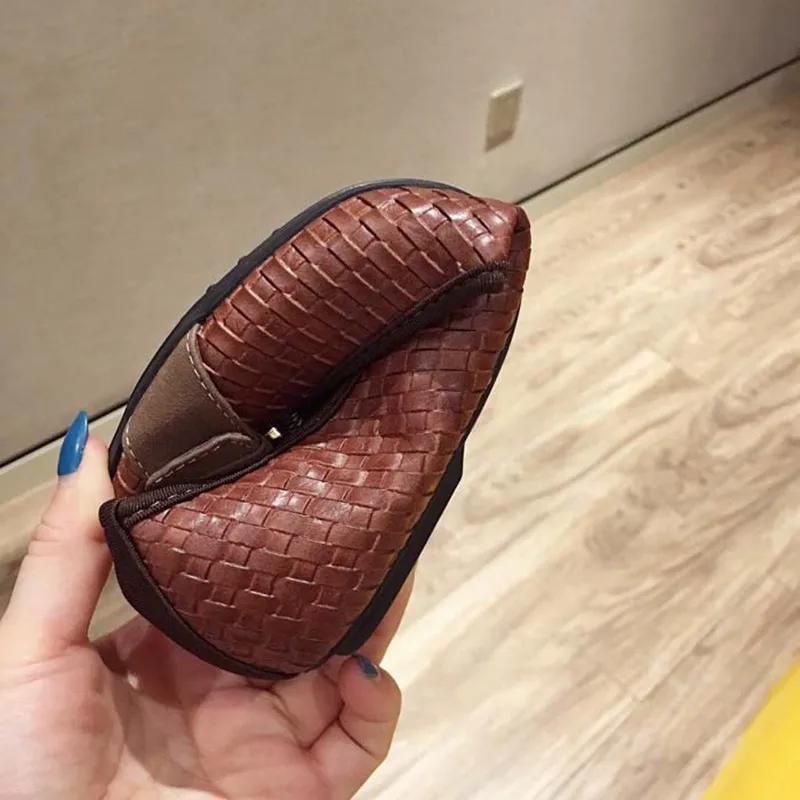 Туфли женские с квадратным носком классические клетчатые лоферы из