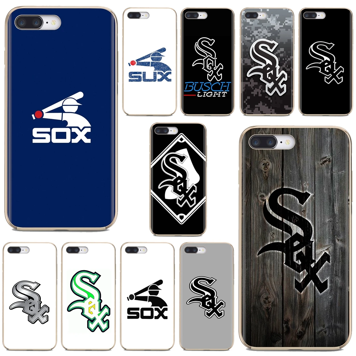 Мягкий чехол chicago white sox Логотип Бейсбольная Команда для iPhone 11 Pro 4 4S 5 5S SE 5C 6 6S 7 8 Plus X