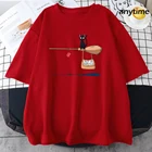 Первоклассная Хлопковая женская мягкая футболка с принтом комиксов, модные футболки с круглым вырезом, винтажные свободные футболки, лучшие