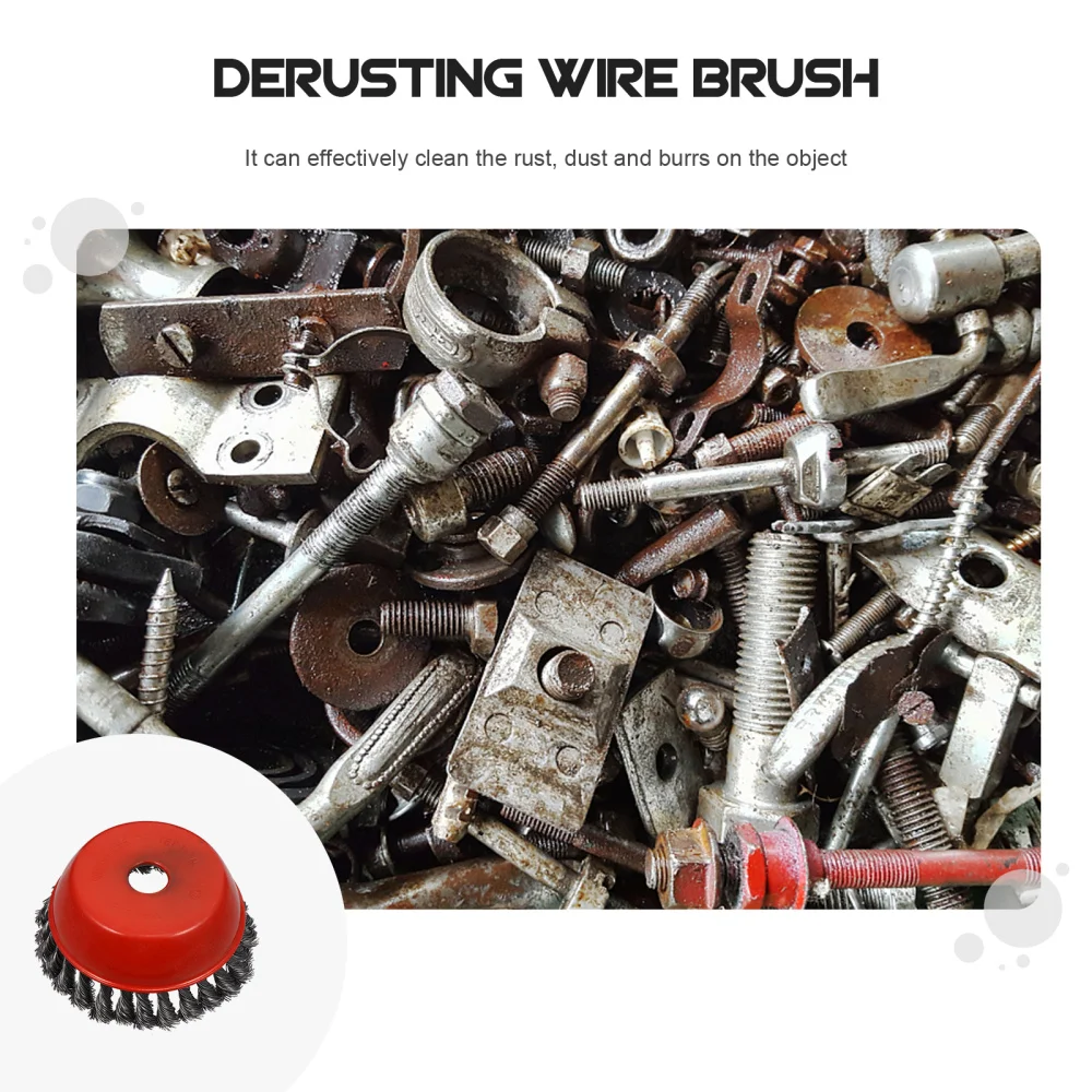 

1pc Practical Cleaning Brush Home Maintenance Cleaner Brush Rust Removal Tool